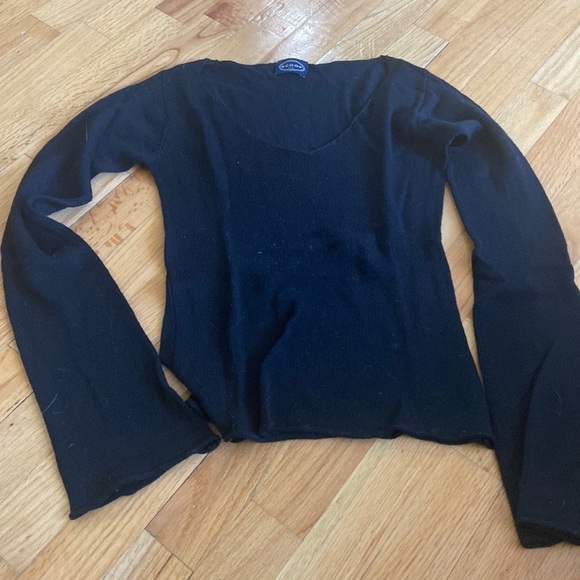WOMEN’S Scoop sweater. Black. Size 1 Small - Picture 1 of 4